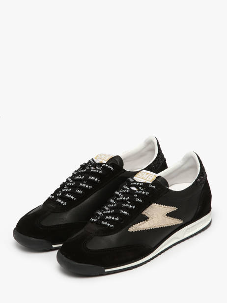 Sneakers Joyce Uit Leder Semerdjian Zwart accessoires JOYCE ander zicht 1